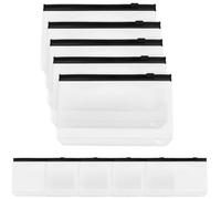 10pcs A6 Six Hole Binder Zipper Pouch for Notebook Organisation