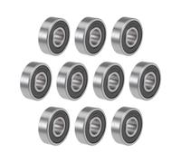 10PCS ABEC-5 6000 2RS 6000RS 6000-2RS 6000 RS 6000-2RSH 10x26x8 10 * 26 * 8 mm Rubber seal Deep Groove Ball Bearings(ABEC 1)