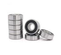 10PCS ABEC-5 608 6200 6201 6202 6203 6204 6205 6206 6207 6208 ZZ 2RS Metal Seal Deep Groove Ball Bearing 12x32x10mm(Silver, 8X22X7MM_ABEC 1)(Nero,6201 12X32X10MM-ABEC 3)