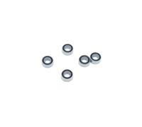 10PCS ABEC-5 MR126-2RS MR126 2RS RS MR126RS 6x12x4mm Rubber Sealed Miniature Deep Groove Ball Bearing IDGTTLDF(2p,MR126-2RS 6X12X4MM_ABEC 1)