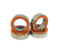 10pcs ABEC-7 SMR128C 2RS 8x12x3.5mm Stainless Steel Hybrid Ceramic Ball Bearing MR128 SMR128 RS 2OS Gear Stabilizing Bearing(SMR126C-2OS 6x12x4mm)