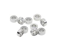 10pcs ABEC-9 Double Metal Stainless Steel Mini Bearing(S687ZZ 7X14X3.5)