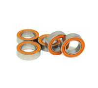 10pcs ABEC7 SMR115 2RS Bearing 5x11x4 mm Stainless Steel Hybrid Ceramic Bearing MR115 SMR115C 2RS RS 5 * 11 * 4 Jockey Wheel Bearing(SMR115C-2OS 5x11x4mm)