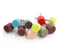 10Pcs Abrasive Wheel Buffing Polishing Wheels, 14mm/0.55" Scouring Pad Polishing Wheel for Rotary Tool, Random Color (1000 Grit)