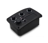 10pcs Acoustic Guitar EQ Preamp 70 * 48mm With Digital Procedding Tuner 3 Band EQ Equalizer With Tuner Guitar Pickup
