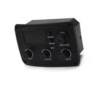 10pcs Acoustic Guitar EQ Preamp 70 * 48mm With Digital Procedding Tuner 3 Band EQ Equalizer With Tuner Guitar Pickup