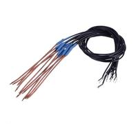 10pcs Acoustic Guitar Saddle Piezo Bridge Pickup Soft Black Leather