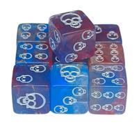 10pcs Acrylic 6 Sided Round Corner Disc Disc for Table Game