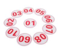 10pcs Acrylic Door Numbers Self Adhesive Legible Never Fade 8.5cm