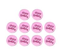 10pcs Acrylic Happy Birthday Cake Toppers Party Decoration Household Supplies For Festival Holiday Birthday Cupcake Acrylic Cake Toppers