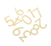 10pcs Acrylic House Number Sign 0 to 9 Self Adhesive