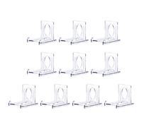 10pcs Acrylic Plate Stands Household Decorative Bracket Accessory For Children Girl Boys Festival Holiday Present Compact Stand