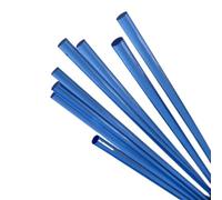 10pcs Acrylic Rods Diameter 5mm High Transparency Acrylic Round Rod, Hard Sticks for Cake Toppers(Blue,5x200mm)