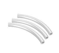 10pcs Adabele Authentic 925 Sterling Silver Sleek Curved Noodle Tube Connector Loose Beads 30mm x 2mm Tube (1.4mm Hole) for Jewelry Making SS240-30