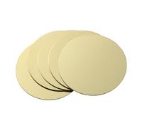10pcs Adhesive Metal Plate for Smartphones and Tablets, Golden Iron