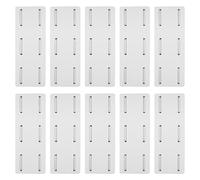 10PCS Adhesive Punch-Free Socket Holder,Self-Adhesive Desktop Socket Fixer, Wall Mount Plug-in Socket Fixer For Home, Kitchen, Office - Attaches to Wood, Plastic, Metal, Cerami