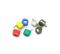 10PCS adjustable capacitor 5P 10P 20P 30P 40P 50P 60P 70P 120P/PF JML06-1-120P trimmer variable capacitance 6mm 20/30/PF CZAOINCU(60pf)