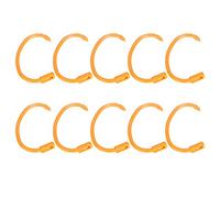 10PCS Adjustable Plastic Cow Nose Ring, Cattle Traction Ring Set, Flexible Bull Nose Ring Clip with Smooth Edges, Lightweight Poultry Accessory for Calves and Cattle