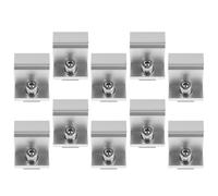10pcs Adjustable Solar Panel End Clamp 40mm Aluminum Alloy Silver