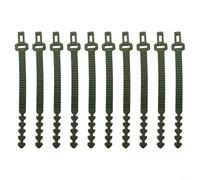 10PCS Adjustable Tree Ties Soft Rubber Straps for Plant Support Flexible Strapping for Garden Tree Care with UV Protection Long Lasting Material