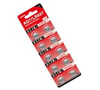 10Pcs AG7 Button Cell Batteries 1.55V LR57 LR927 395 SR927W SR57 SR927 V399 Batteries Coin Replacement for Watch LED Flashlight Button