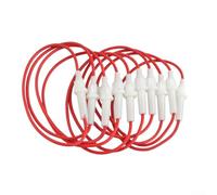 10pcs AGC Glass Fuse Holder 5x20mm Quick Connect Wire(6x30mm)
