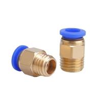 10Pcs Air Pipe Metric Male Thread Pneumatic Connector(PC8-M10X1.5)