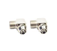 10pcs Air Pneumatic Fitting KL-PL6 KL-PL8 KL-PL10 KL-PL12 Lock Nut Fast Screwing Quick Connector Elbow Air Fittings(10PCS KL-PL6-02)