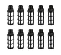 10pcs Air Silencer Plastic Exhaust Muffler, 3/8" Air Silencer Plastic Exhaust Muffler Pneumatic, Male Thread Absorb Noise Filter Slip Lock Air Line Silencer