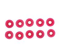 10Pcs Air Valve Stem Mud Guard Silicone Rubber Cap Universal Red