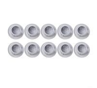 10PCS Air Vent Grill Covers Round Metal Design for Cabinets Improves Air Circulation (Flat-19mm)