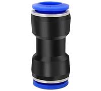 10Pcs Air Water Hose Tube Pneumatic Fittings PG/PU Fitting Plastic Quick Connector 4/6/8/10/12/14/16mm(PG 12-10)