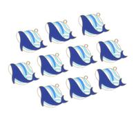 10pcs Alloy Animal Shape Key Chain Pendants for DIY Craft Projects