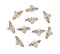10pcs Alloy Bee Nail Charm Vintage 3d Nail Decor for Art