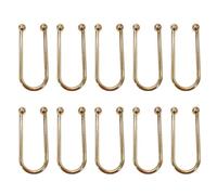 10Pcs Alloy Bikini Clips, Metal U Shape Ring Garment Clasps, Bra/Bikini Hook Closure, Swimwear Front Clasp, Bra Clasp Replacement Part for Lingerie Sewing Bra Swimwear Buckle Making Garment Accessory,