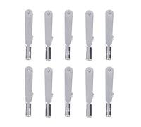 10pcs Alloy Servo Rod Connector Metal Iron Clevis Chuck Pull Rod Connector Clamp Horn Model Airplane Linkage