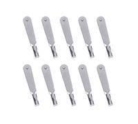 10pcs Alloy Servo Rod Connector Metal Iron Clevis Chuck Pull Rod Connector Clamp Horn Model Airplane Linkage