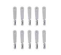 10pcs Alloy Servo Rod Connector Metal Iron Clevis Chuck Pull Rod Connector Clamp Horn Model Airplane Linkage