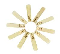 10pcs Alto Sax Saxophone Reeds 2.5, Alto BE Saxophone Reeds Lade Bamboo 2.5 for Clarinet, Soprano or Alto Sax