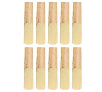 10PCS Alto Saxophone Reeds Bamboo, Musical Instrument Replacement with Protection Cover - High - Quality Bamboo, Durable Design, Ideal for Musicians
