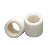 10pcs Alumina Ceramic Tube Spacer Porcelain Tube, Corundum Insulating Porcelain Bushing, Thermocouple Protection Tube(6X10X20mm)(0.6X1X20mm)