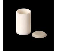 10pcs Alumina Corundum Crucibles with Lid for Gold Silver Melting - High Strength Industrial Furnace Moulds(6.5x10mm)