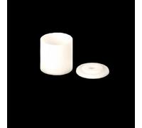10PCS Alumina Corundum Crucibles with Lid - High Strength Melting Moulds for Gold & Silver - Industrial Furnace Crucibles(6x4mm)
