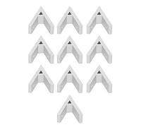 10Pcs Aluminium Angle Corner Connector, Industrial Profile Accessories, 45° Angle Bracket with High Strength, Durable Aluminum Alloy Frame Joint for 20 30 40 45 50 60 Series Profil (2020-45 degrees)