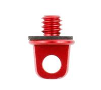 10PCS Aluminum 1/4 Inch Screw for DSLR Camera Connecting Lanyard Shoulder Sling Neck Strap, Red