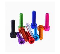 10pcs aluminum allen scerw din912 M2 M2.5 M3 M4 M5 M6 colourful hex socket cap head machine screw bolts(Orange,M4x8)