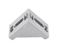 10pcs Aluminum Alloy L Shape Corner Bracket Right Angle Brace Fastener Solid for Reinforcing Door Window Furniture Joints Projects