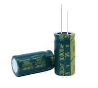 10PCS Aluminum Electrolytic Capacitor High Frequency Low 25V 35V 50V 63V 100V 160V 200V 250V 450V 68UF 4700UF 10000UF IDGTTLDF(100V1000UF 18X35MM)