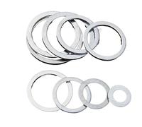 10pcs Aluminum Flat Washers Sealing Ring Gaskets Plug Oil Seal M15 M16 M17 M18 M20 M21 Thickness 1 1.5 2 3 Mm Dish Washers(M20x28x2mm)