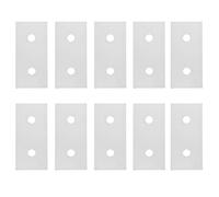 10Pcs Aluminum Joining Plate, Flat Connecting Reinforcement Plate for Vertical Connection Tool, 2 - Hole Profile Connector for 2020 3030 4040 Aluminium Frame Systems (4040)